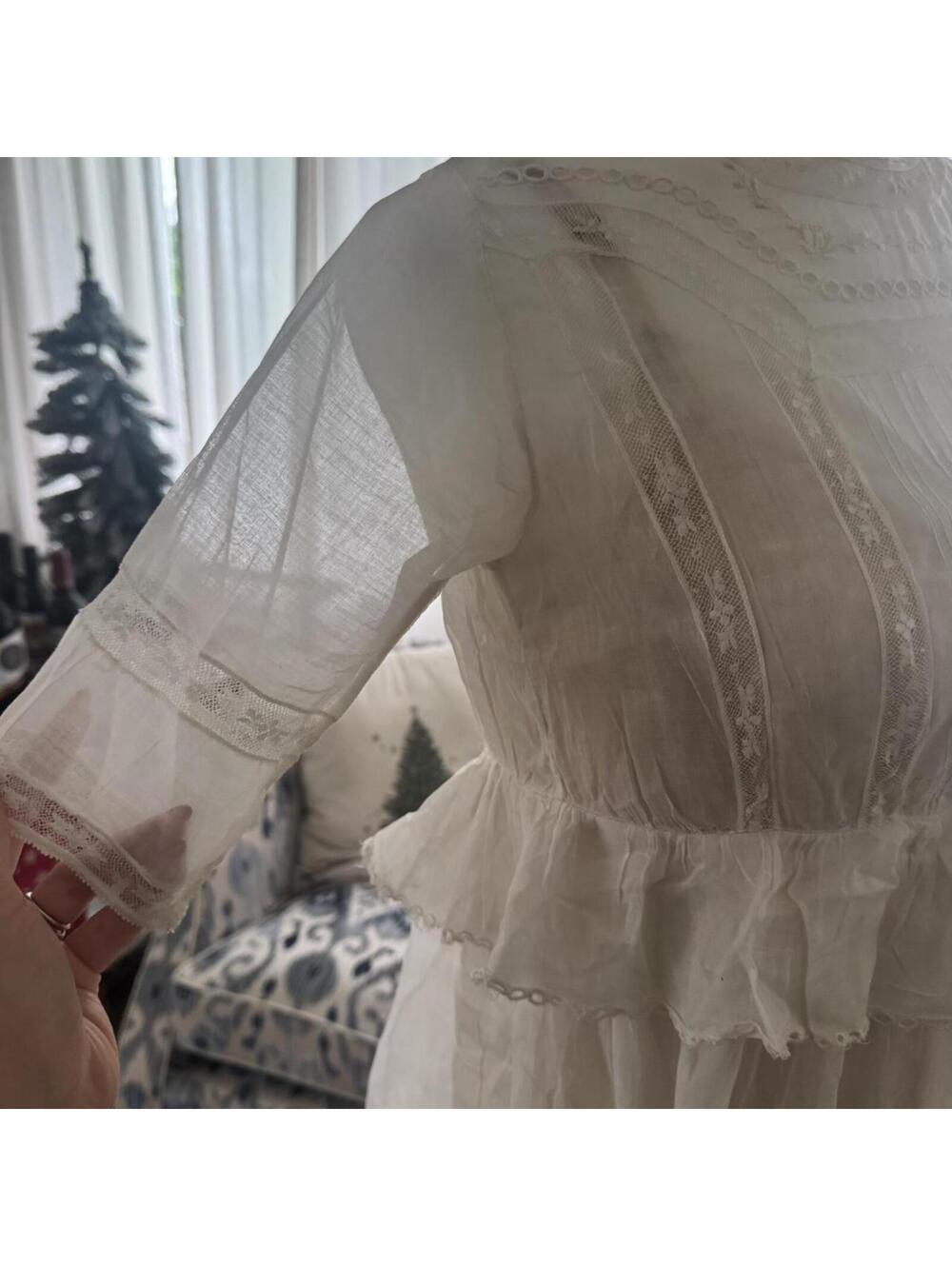 Edwardian Cotton Lawn Dress - Picture 8 of 8